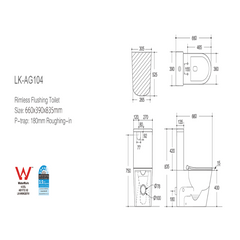 Altiro Half Rimless Toilet Suite