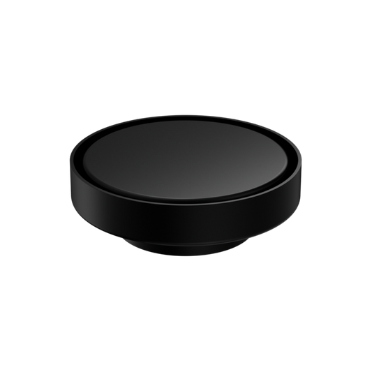 Nero 130mm Round Tile Insert Floor Waste 80mm Outlet Matte Black