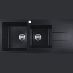 Coral Granite Sink One & Half Bowl with drainer 1160x500x210