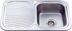 Coral Single Bowl Single Drainer Sink LHB/RHB 780mm