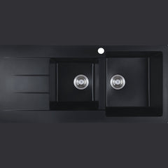 Coral Granite Sink One & Half Bowl with drainer 1160x500x210