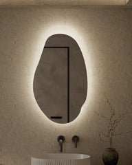 Carlisle LED Mirror 530mm with Matte Grey Frame