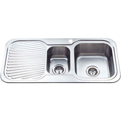 Coral 1 & 1/2 Bowl Single Drainer Sink LHB/RHB 980mm