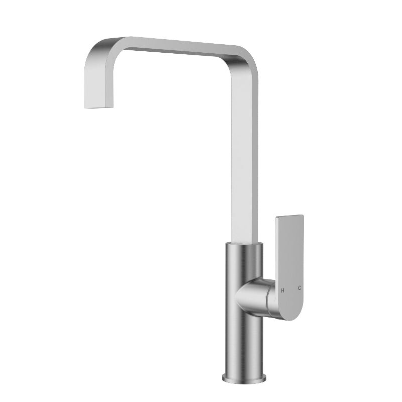 Riva Sink Mixer Brushed Nickel