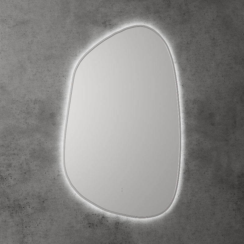 Sorrento LED Mirror with Brushed Nickel Frame