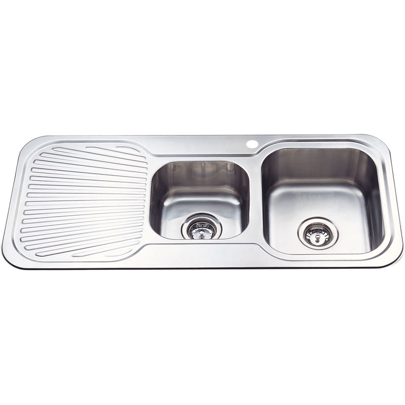 Coral 1 & 3/4 Bowl Single Drainer Sink LHB/RHB 1080mm