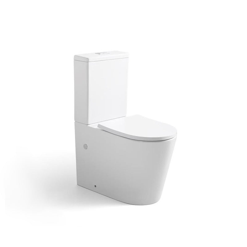 Vero Full Rimless Wall Faced Toilet Suite Matte White