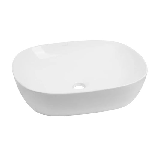 Oval Gloss White Basin