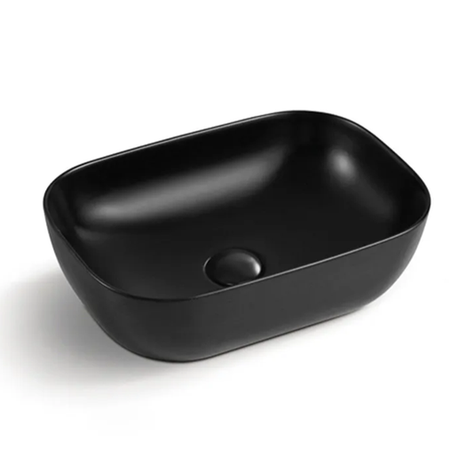 Oval Matte Black Basin