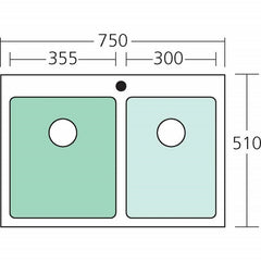 Oliveri Apollo 1 & 3/4 Bowl Sink