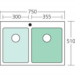 Oliveri Apollo 1 & 3/4 Bowl Sink