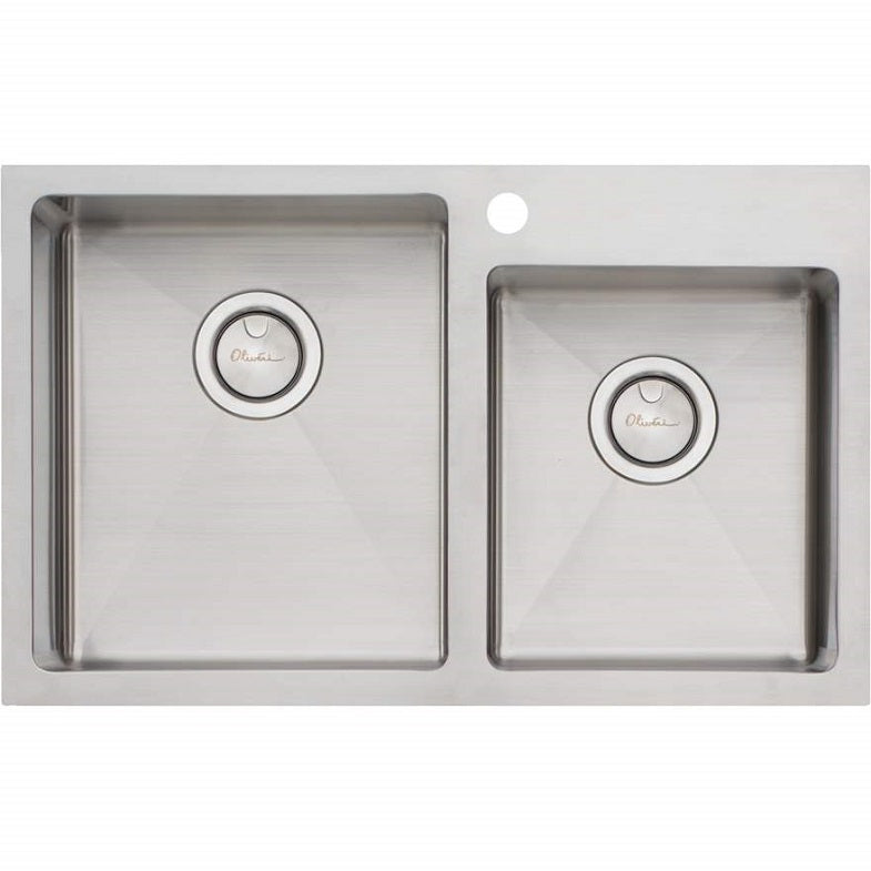 Oliveri Apollo 1 & 3/4 Offset Bowl Sink