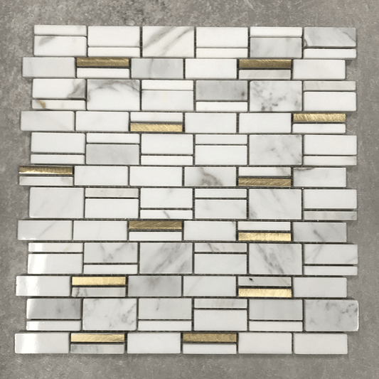 Aspire Carrara & Gold Mosaic