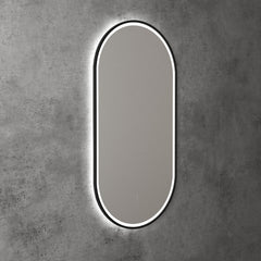 Monaco LED Mirror with Brushed Bronze Frame
