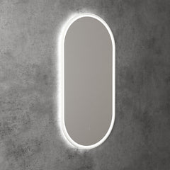 Monaco LED Mirror with Brushed Bronze Frame