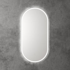 Monaco LED Mirror with Brushed Bronze Frame