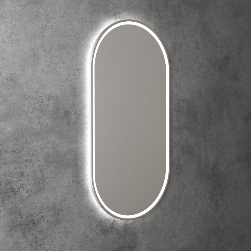 Monaco LED Mirror with Brushed Bronze Frame