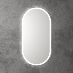 Monaco LED Mirror with Brushed Bronze Frame