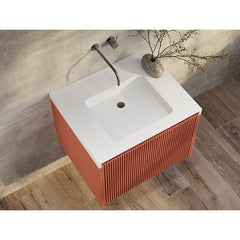 Belbagno Rimini Wall Hung Vanity Potters Clay 600mm