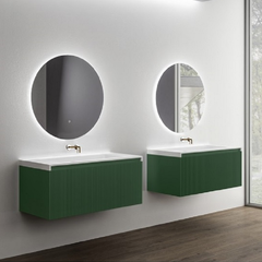 Belbagno Rimini Wall Hung Vanity Rain Forest 1000mm