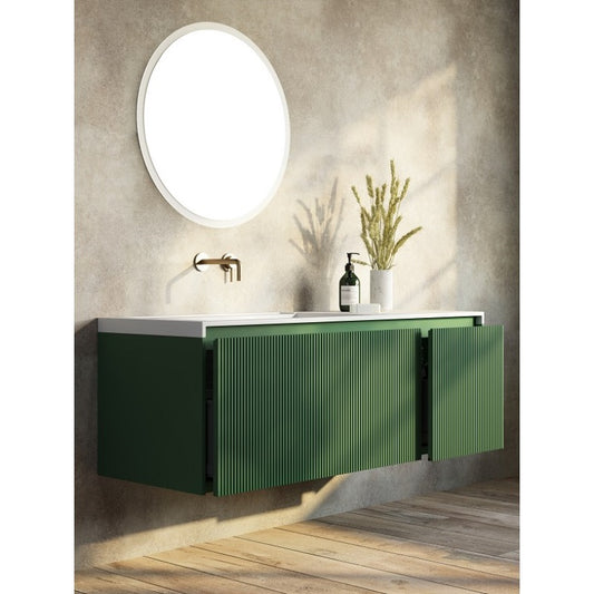 Belbagno Rimini Wall Hung Vanity Rain Forest 1400mm