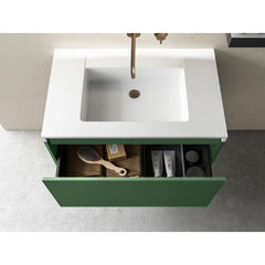 Belbagno Rimini Wall Hung Vanity Rain Forest 800mm