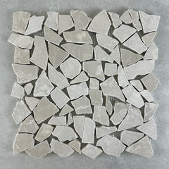 Crazy Botticino Tumbled Mosaic