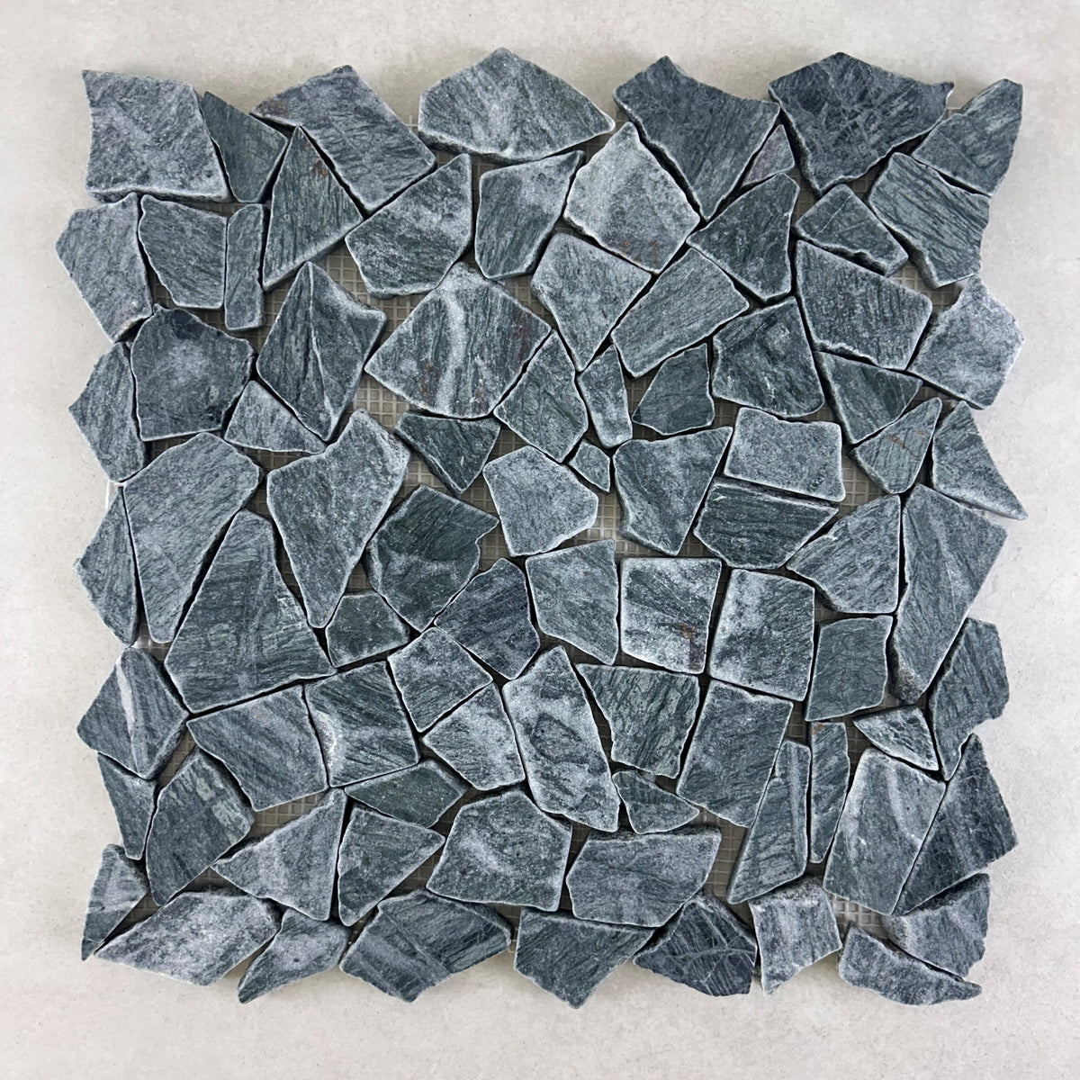 Crazy Verde Tumbled Mosaic