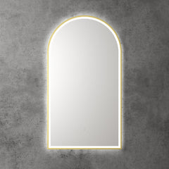 Florence LED Mirror with Brushed Bronze Frame
