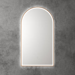 Florence LED Mirror with Brushed Bronze Frame
