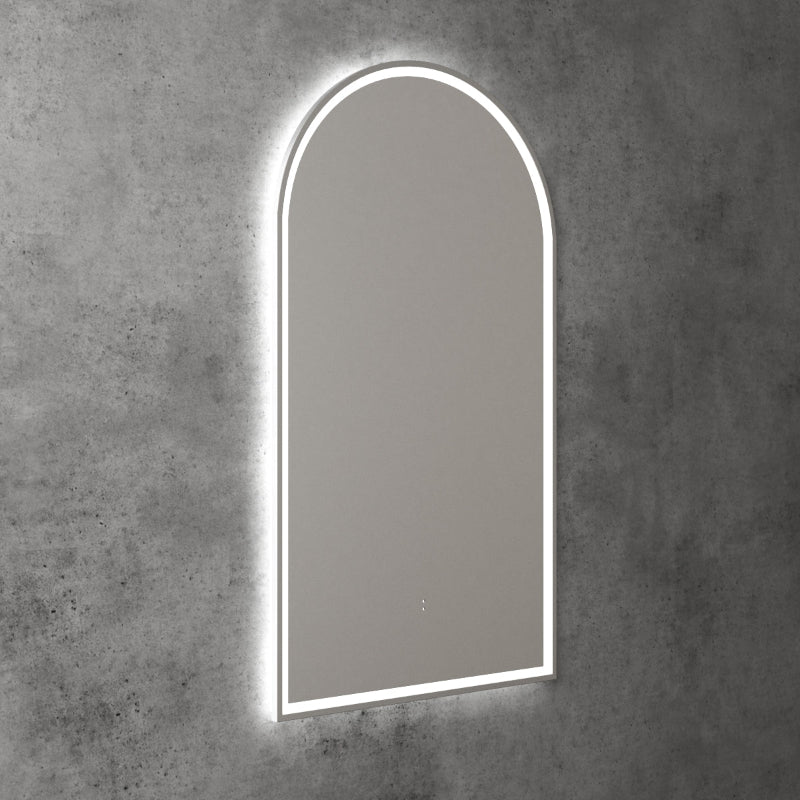 Florence LED Mirror with Brushed Bronze Frame