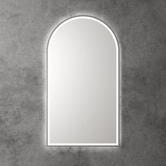 Florence LED Mirror with Brushed Bronze Frame