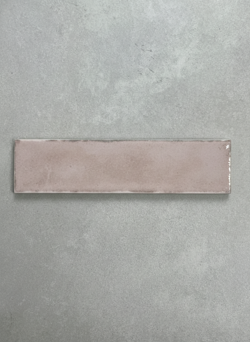 Acquarello Barely Pink Gloss Subway 60x246mm