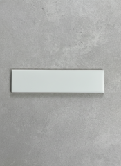 Demi Terracotta White Flat Subway Tile 50x200