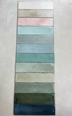 Acquarello Aquamarine Gloss Subway 60x246mm