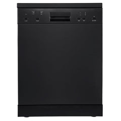 DI LUSSO DW269BP Black Freestanding Dishwasher 600mm 12 place settings