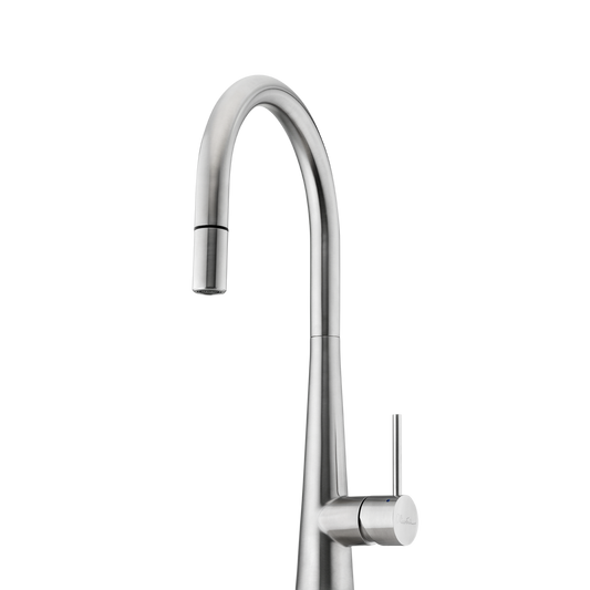 Oliveri Essente 316 Stainless Steel Goose Neck Pull Out Mixer