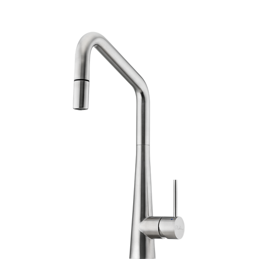 Oliveri Essente 316 Stainless Steel Square Goose Neck Pull Out Mixer