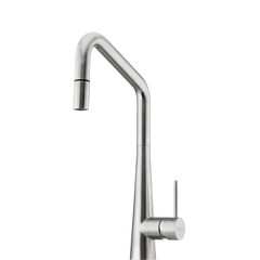 Oliveri Essente 316 Stainless Steel Square Goose Neck Pull Out Mixer