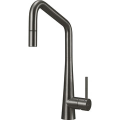 Oliveri Essente Square Goose Neck Mixer Stainless Steel