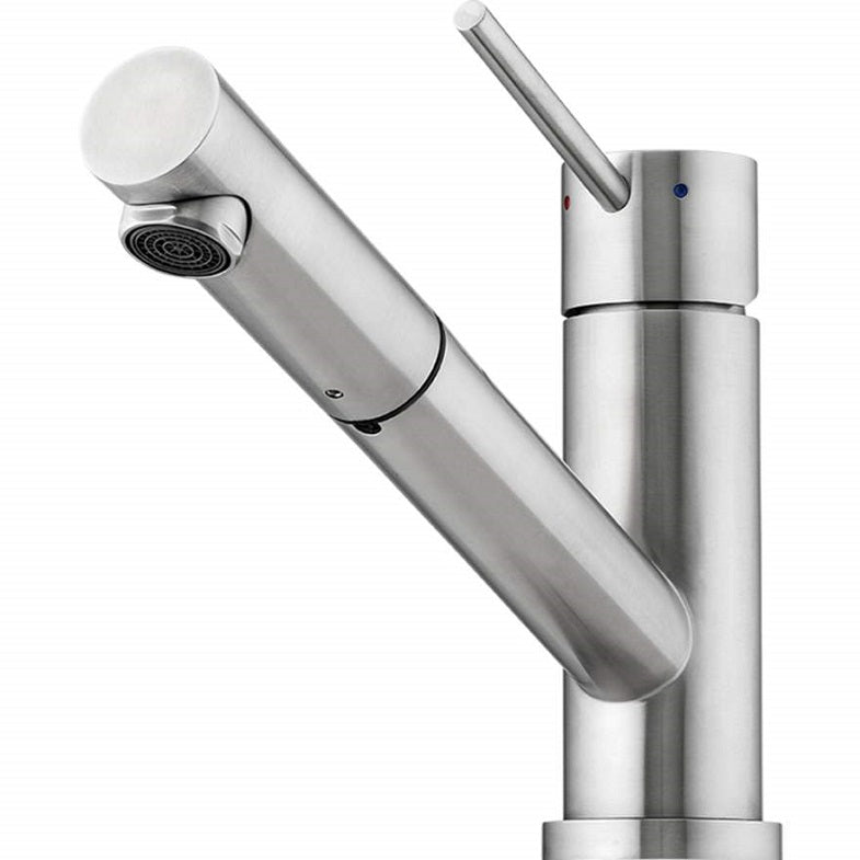 Oliveri Essente Swivel Pull Out Mixer Stainless Steel