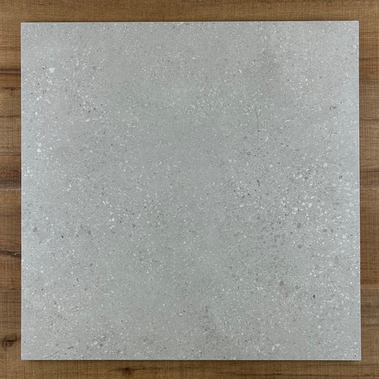 Galaxy Light Grey Matt Tile 600x600