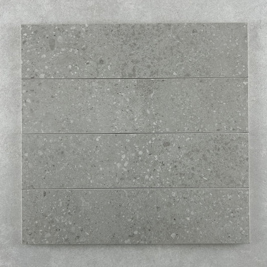 Galaxy Subway Tile Light Grey Matt 75x300