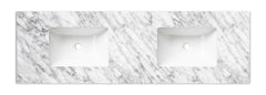 Otti Laguna Satin White Wall Hung Vanity 1490x460x550mm