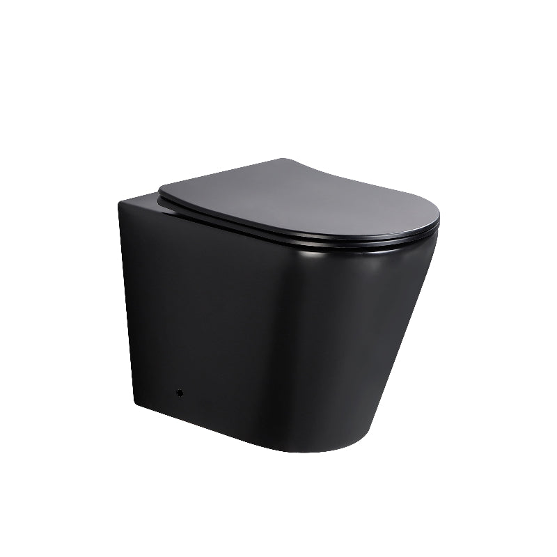 Vero Tornado Rimless Wall Faced Floor Pan Matte Black