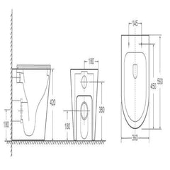 Altiro Rimless Wall Faced Floor Pan