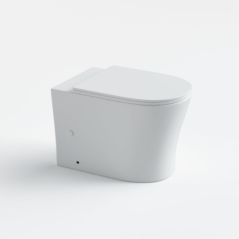 Coren Tornado Rimless Wall Faced Floor Pan Gloss White