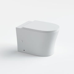 Coren Tornado Rimless Wall Faced Floor Pan Gloss White