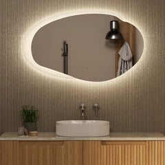 Carlisle LED Mirror 1100mm with Matte Grey Frame