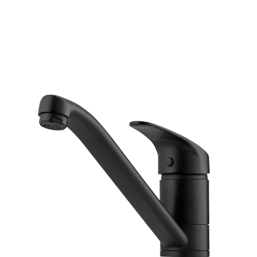 Oliveri London Single Lever Matte Black Mixer